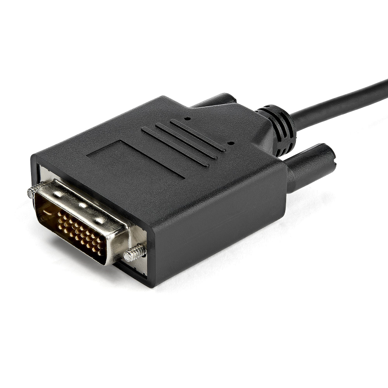 StarTech CDP2DVIMM1MB 3.3 ft. (1 m) USB-C to DVI Cable - 1920 x 1200 - Black